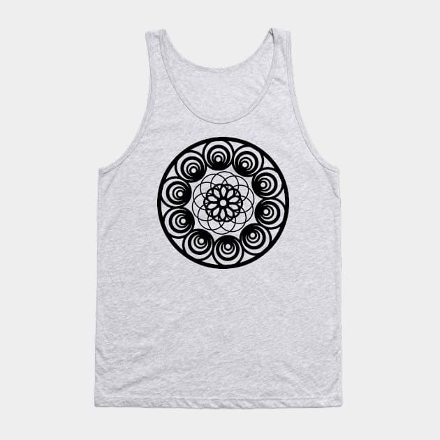 Decoration Circle Flora Tank Top by Shop Ovov